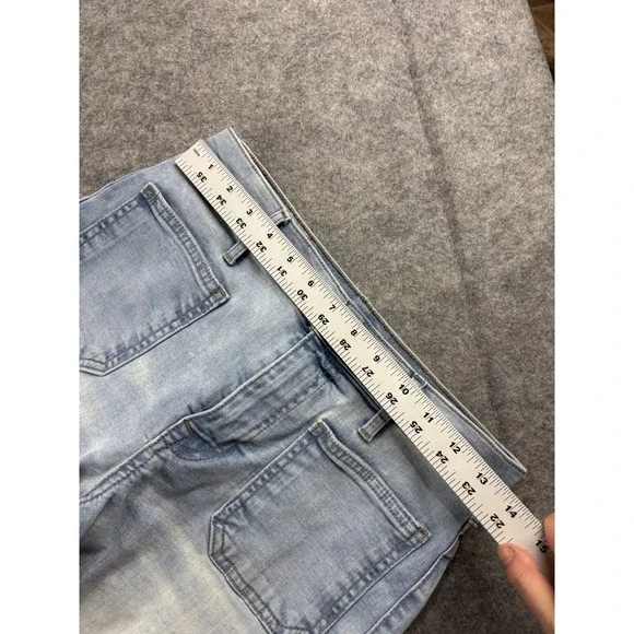 Lucky Brand Stevie Jeans Womens 2/26 Light Wash High-Rise Flare Retro Hippie 70s - Picture 7 of 10